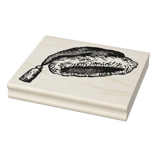 Santa Hat Rubber Art Stamp Rubberstempel (Stempel)