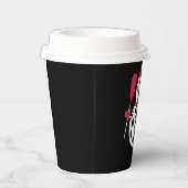 Santa Hat Snowman Familie Kerstmis Matching Pickle Papieren Bekers (Rechts)