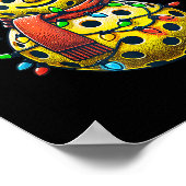 Santa Hat Snowman Family Matching Ckleball Christm Poster (Hoek)