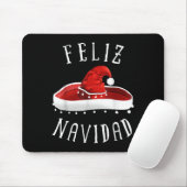 Santa Hat Sombrero Christmas Mexico Feliz Navidad Muismat (Met muis)