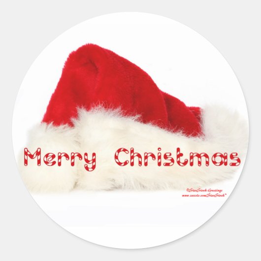 Santa Hat Sticker (Voorkant)