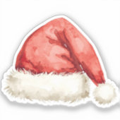 Santa Hat Sticker | Classic Holiday Doodle (Voorkant)