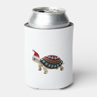 Santa Hat Tortoise - Vintage Sea Turtle Xmas Ugly  Blikjeskoeler