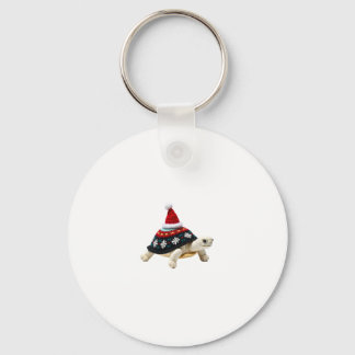 Santa Hat Tortoise - Vintage Sea Turtle Xmas Ugly  Sleutelhanger