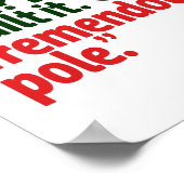 Santa Hat Trump Make Christmas Great Again Funny U Poster (Hoek)