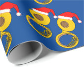 Santa Hat Tuba Cadeaupapier (Rol Hoek)