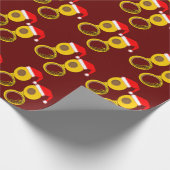 Santa Hat Tuba Cadeaupapier (Hoek)
