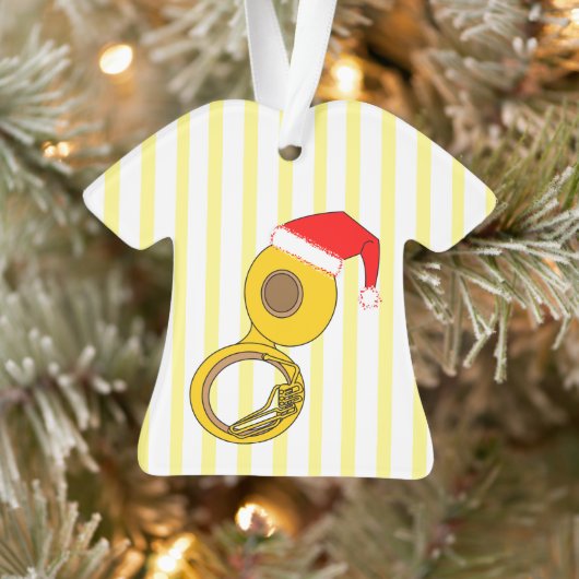 Santa Hat Tuba Ornament (Boom)