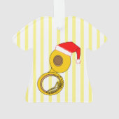 Santa Hat Tuba Ornament (achterkant)