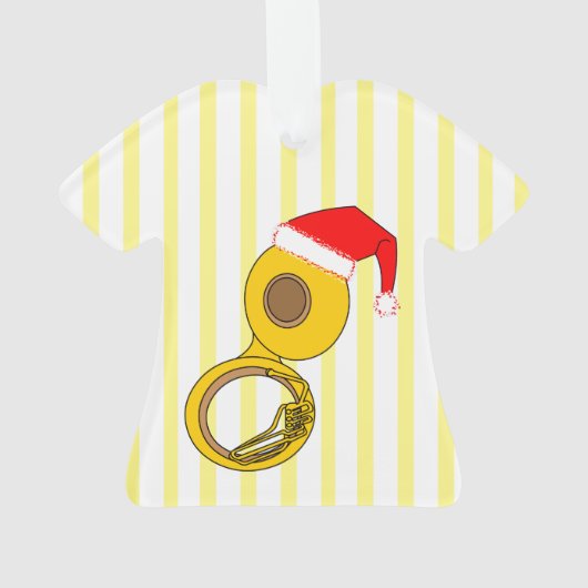 Santa Hat Tuba Ornament (achterkant)