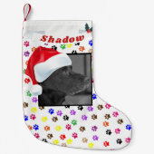 Santa Hat voor Dog Fotopagina Afdruknaam Kleine Kerstsok (Voorkant)