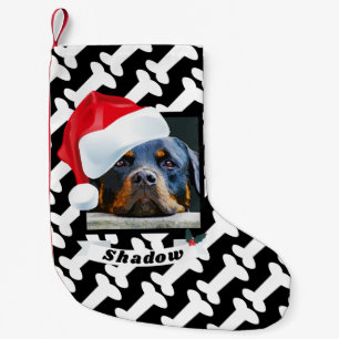 Santa Hat voor Dog Persoonlijke Foto Name Cute Kleine Kerstsok