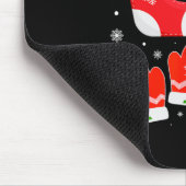 Santa Hat Xmas Stocking Holiday Airedale Terrier D Muismat (Hoek)