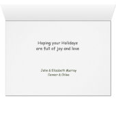 Santa Hat Yellow Labrador Retriever Christmas (Binenzijde Horizontaal (Onderkant))