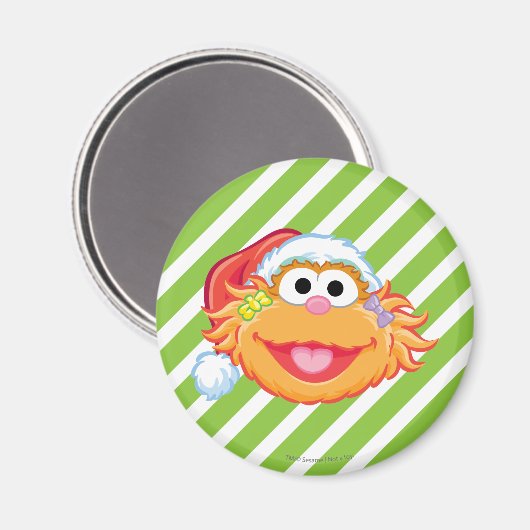 Santa Hat Zoe Magneet (Voorkant / Achterkant)