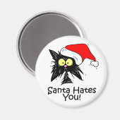 Santa Hates je Magneet (Voorkant / Achterkant)