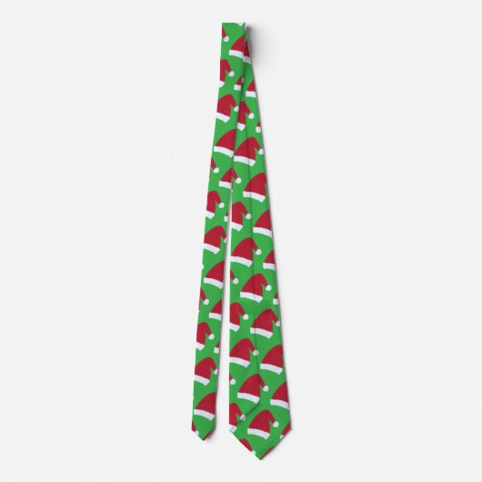 Santa Hats Christmas Ties Stropdas (Achterkant)