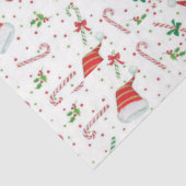 Santa Hats en snoeprietten Tissuepapier (Detail)