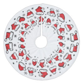 Santa Hats Fleece Kerstboom Rok