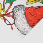 Santa Hats, geschenken en cellen Tissuepapier (Detail)