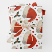 Santa Hats Inpakpapier Vel (In situ)