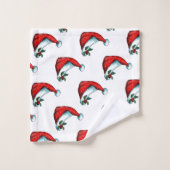Santa Hats kerstkeukenset Bad Handdoek (Wasdoekje)