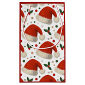 Santa Hats Klein Cadeauzakje (Achterkant)