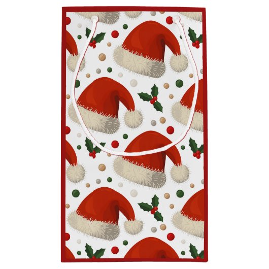 Santa Hats Klein Cadeauzakje (Achterkant)