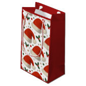 Santa Hats Klein Cadeauzakje (Achterkant Gekanteld)