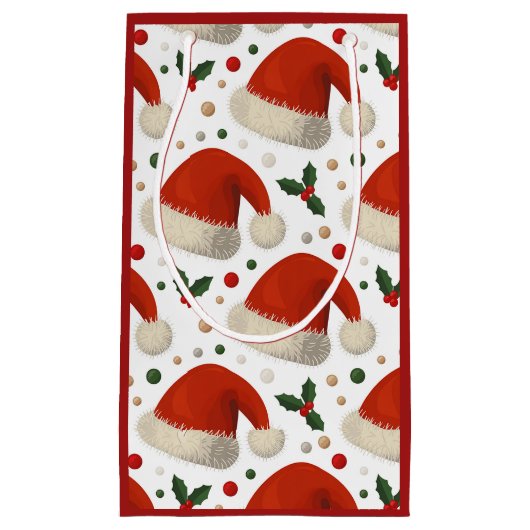 Santa Hats Klein Cadeauzakje (Voorkant)