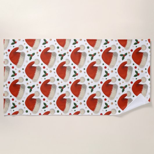 Santa Hats Strandlaken (Voorkant)