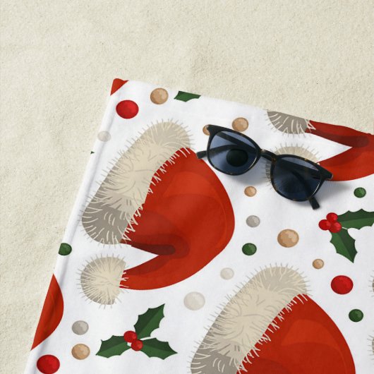 Santa Hats Strandlaken (In situ)