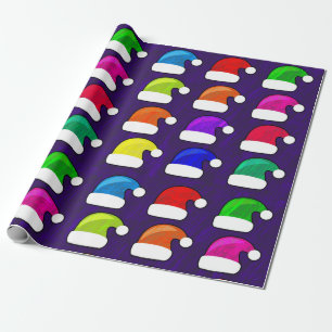 santa hats wrappers cadeaupapier