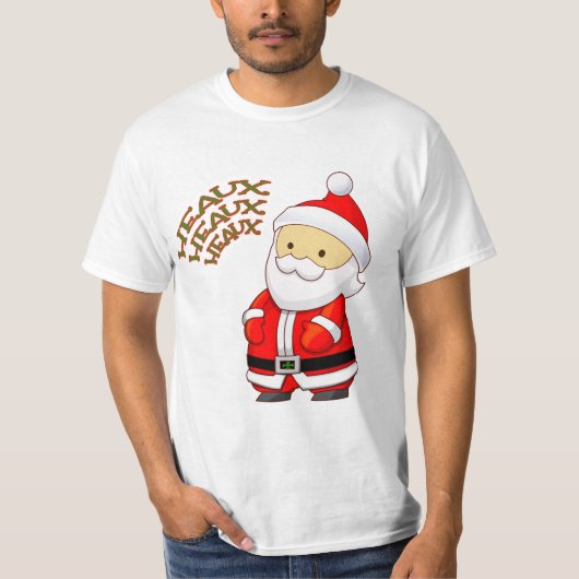 Santa Heaux Heaux Heaux T-Shirt (Voorkant)