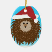 Santa Hedgie Ornament (Voorkant)