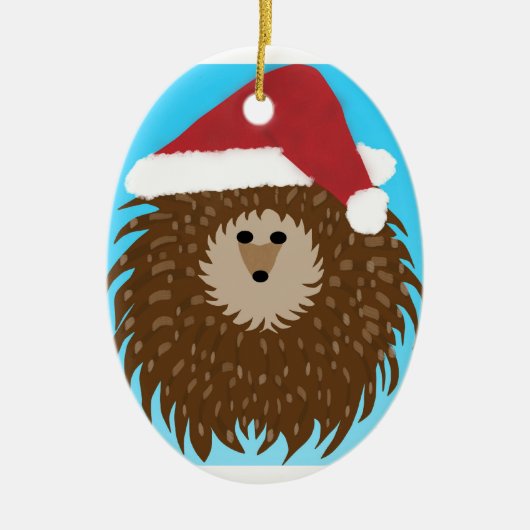 Santa Hedgie Ornament (Voorkant)