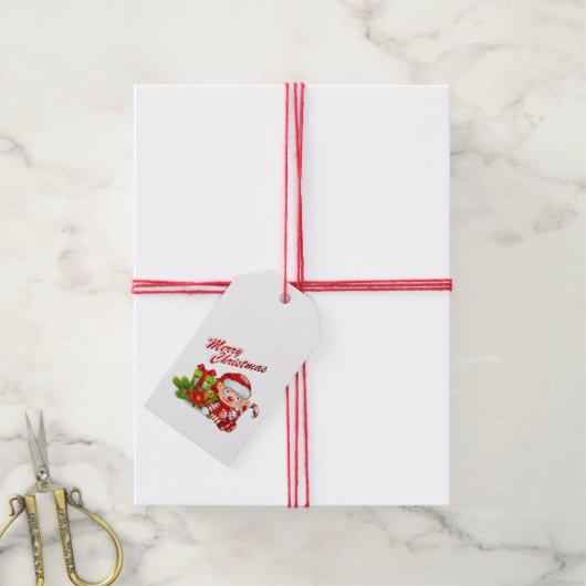 Santa Helper Gift-Labels Cadeaulabel (Met Touw)