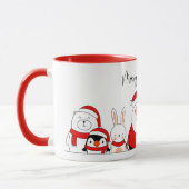 Santa & Helpers Christmas  Mug Mok (Links)