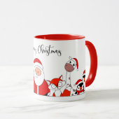 Santa & Helpers Christmas  Mug Mok (Voorkant rechts)