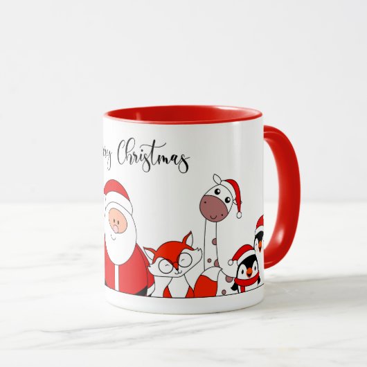 Santa & Helpers Christmas Mug Mok (Voorkant rechts)