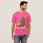 Santa Hermit Crab Xmas Tree Lighting Hermit Crab C T-shirt (Voorkant volledig)