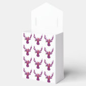 Santa Herten Cartoon Dierlijke Kersttent Bedankdoosjes (Geopend)