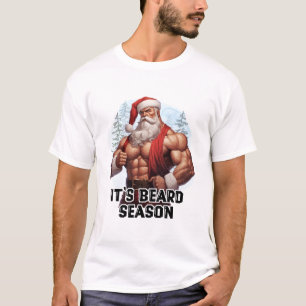 Santa Het is Baard Seizoen T-shirt