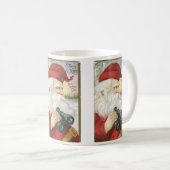 Santa, "Hij zoekt je!" Koffiemok (Voorkant rechts)