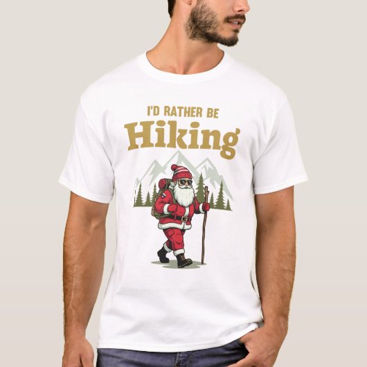 Santa Hiking T-shirt (Voorkant)