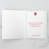 Santa Hipster-stijlkaart Kaart (Binnen)