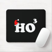 Santa Ho3 Ho Cubed Gift Women Men Teacher Funny Ch Muismat (Met muis)