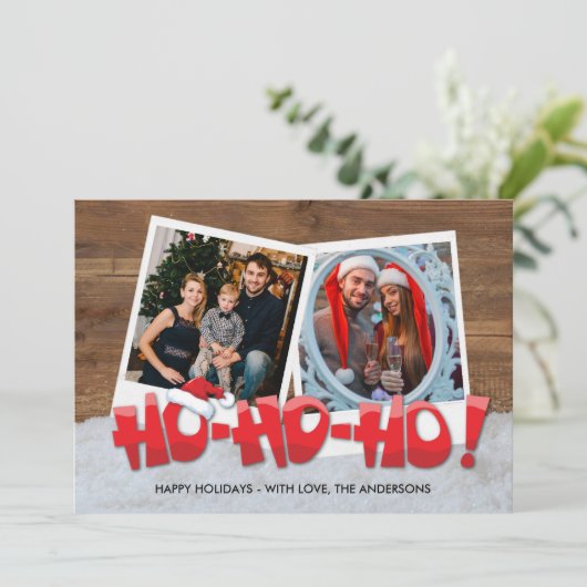 Santa Ho Ho Ho (Staand voorkant)