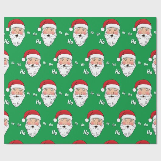 Santa (Ho, Ho, Ho) Cadeaupapier (Vlak)