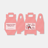 Santa Ho! Ho! Ho! Candy Cane Stripes aanpassen Bedankdoosjes (Uitgevouwen)